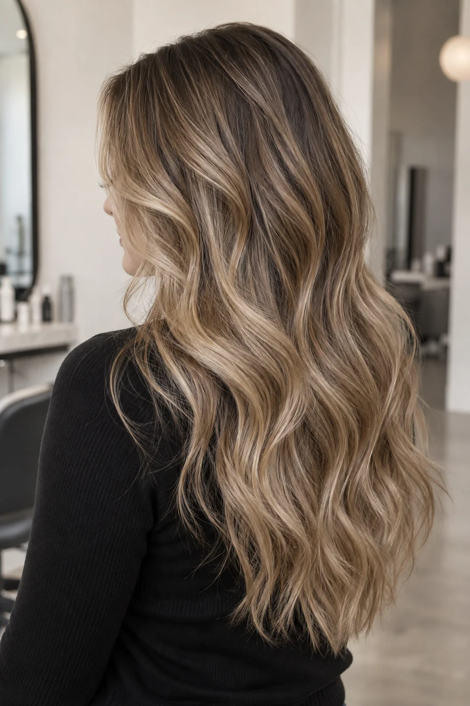 Illustrative salon hair work: Soft dimension